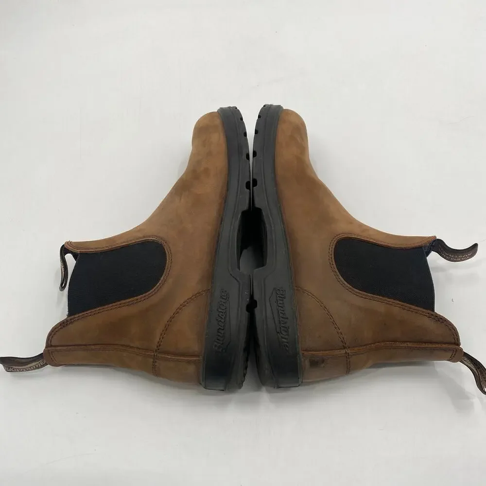 Blundstone men's classic antique brown chelsea boots